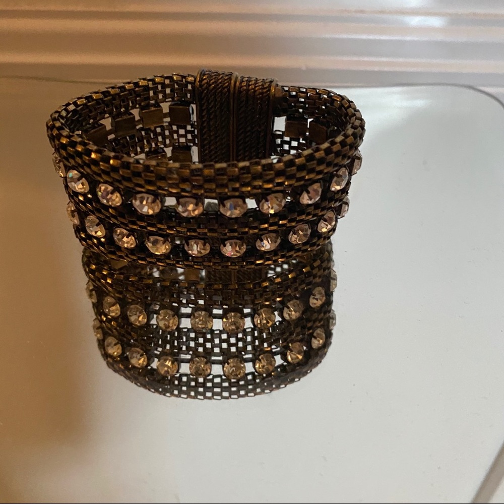Metal Rhinestone Bracelet - Picture 4 of 6